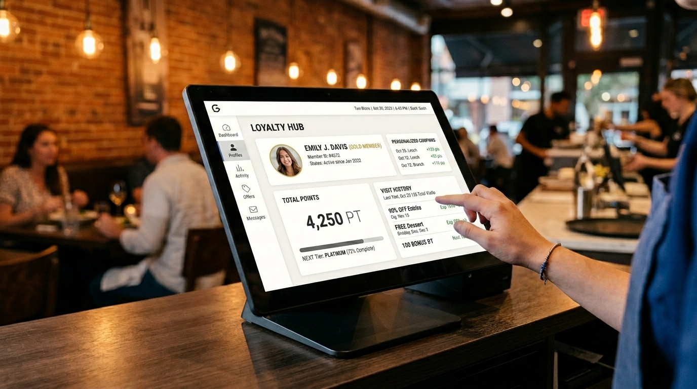 Loyalty CRM Screen