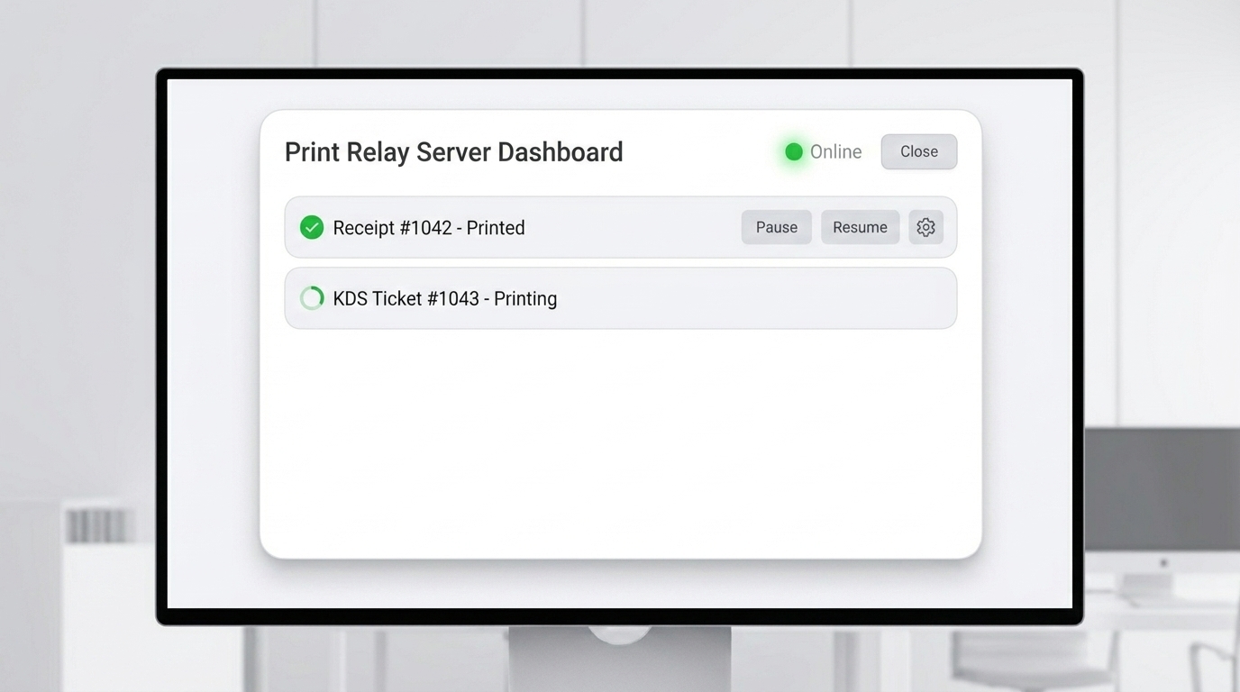Async Print Relay Module Mockup